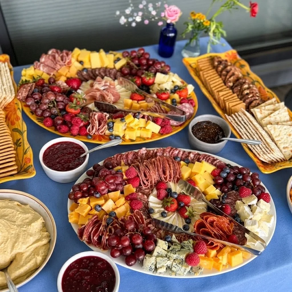 Charcuterie and cheese boards